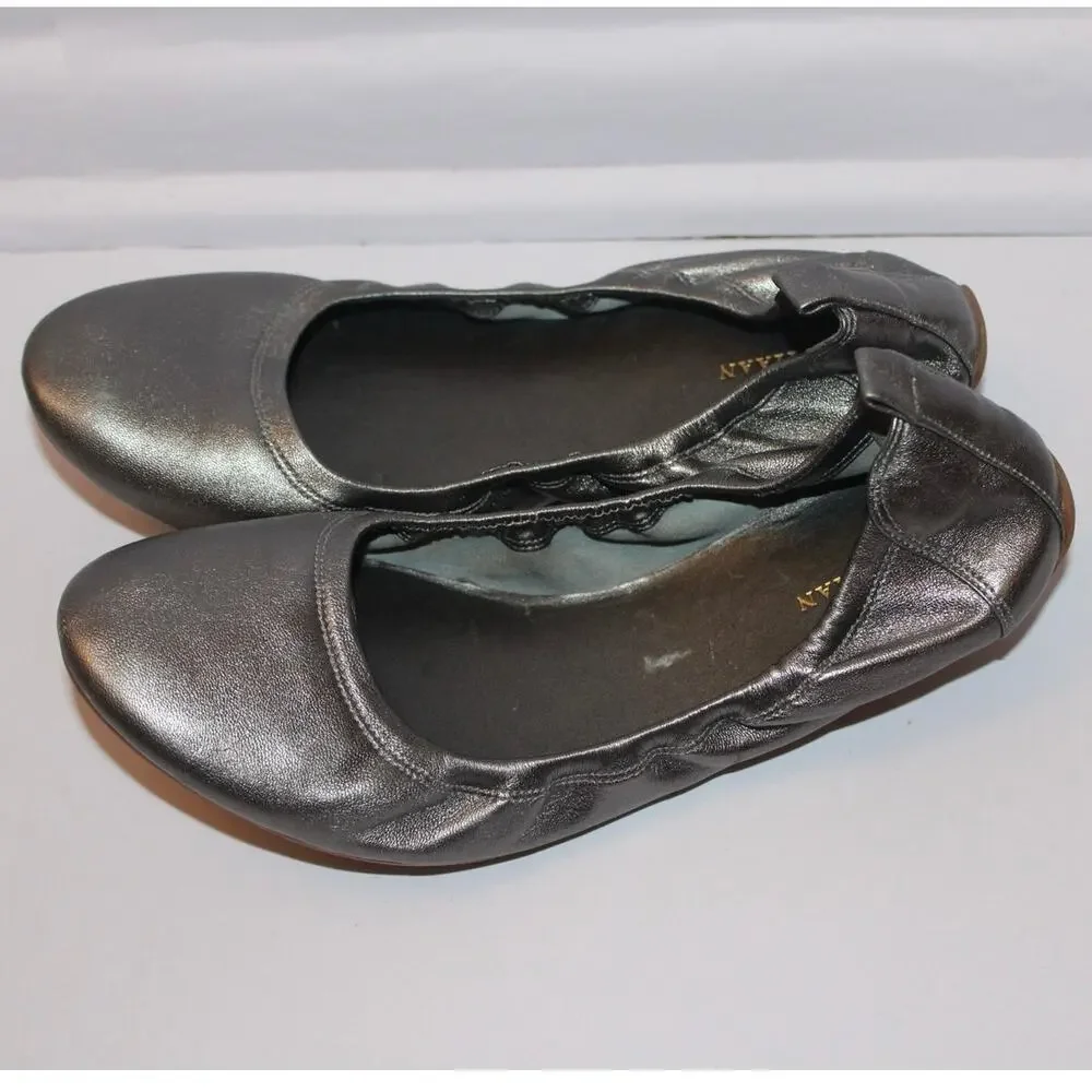 Cole Haan Women’s Jenni Metallic‎ Ballet Flats Size 8B Comfort Work Casual Shoes